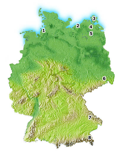 Regionen Deutschland