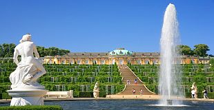 Sanssouci Potsdam, Terraces of Sanssouci palace