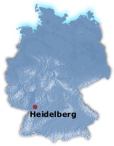 Unterkünfte Heidelberg Karte